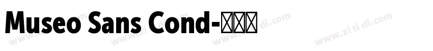 Museo Sans Cond字体转换